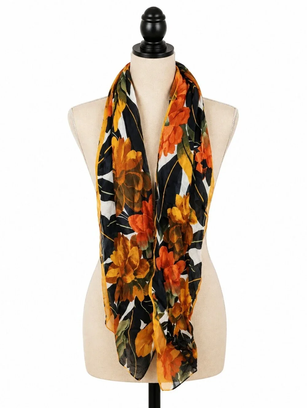 Vintage.70s‎  Silk scarf/ sash/ headband